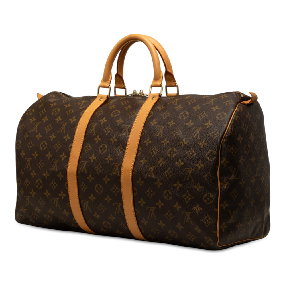 Louis Vuitton Keepall 50 Monogram Marron – vue 2 – GABY PARIS
