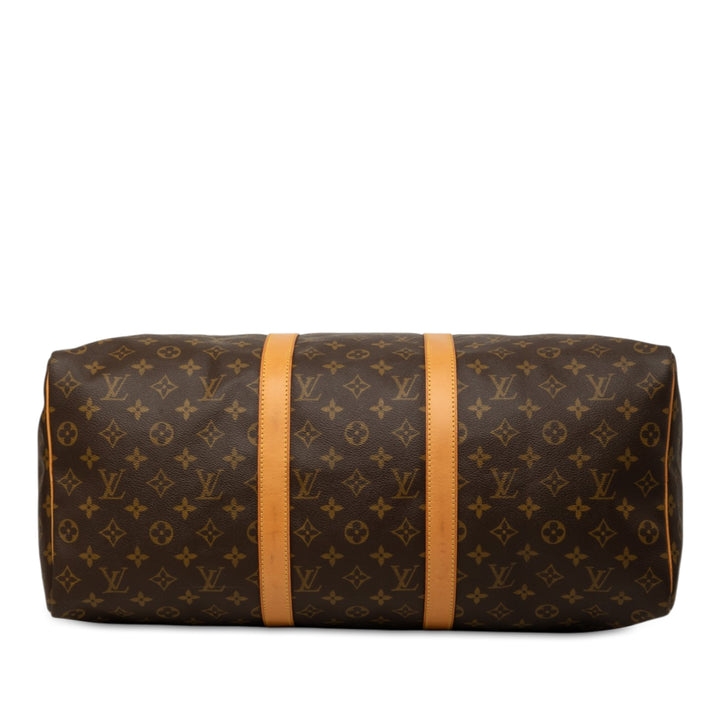 Louis Vuitton Keepall 50 Monogram Marron – vue 3 – GABY PARIS