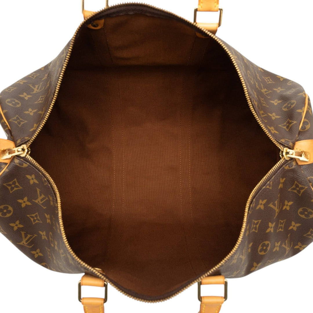 Louis Vuitton Keepall 50 Monogram Marron – vue 4 – GABY PARIS