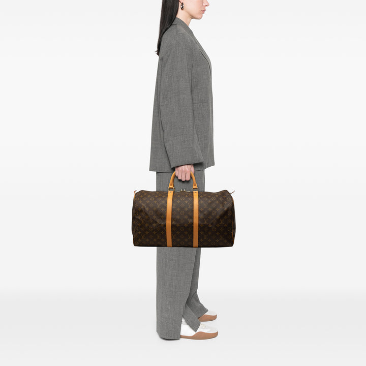 Louis Vuitton Keepall 50 Monogram Marron – vue 6 – GABY PARIS