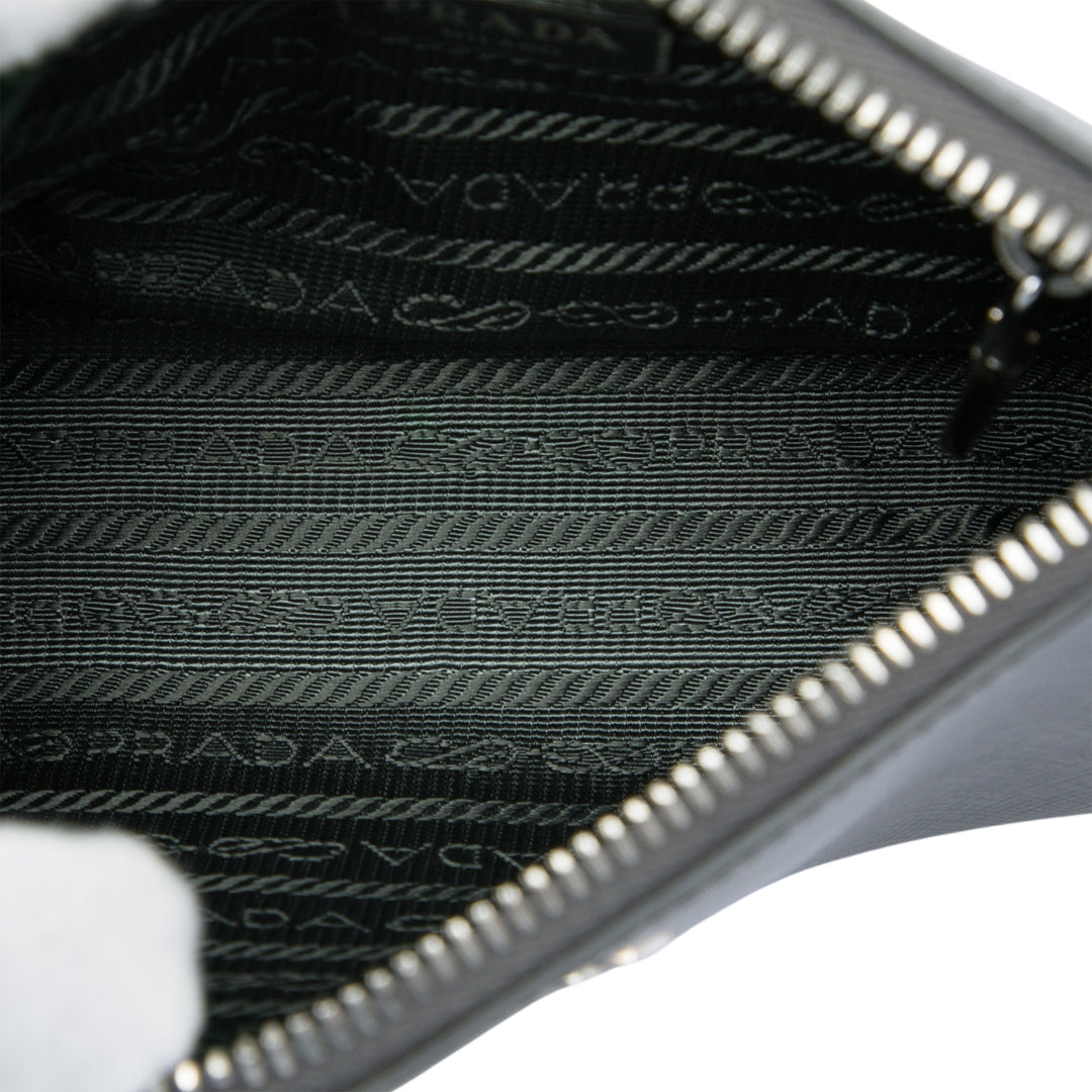 Lux Pochette Saffiano Gris