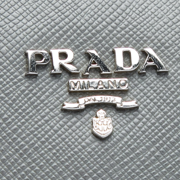 Lux Pochette Saffiano Gris