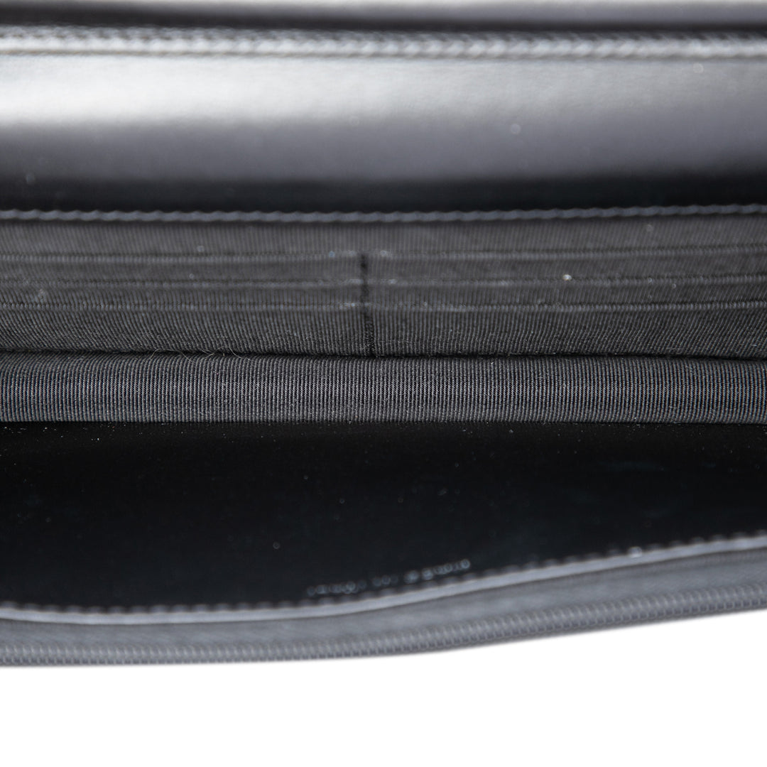 CC Bicolore Matelassé Wallet on Chain Rose