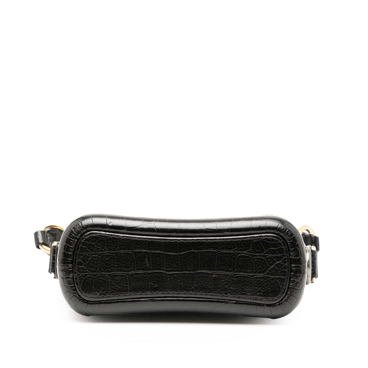 Chanel Small Croc embossé Cuir de veau Gabrielle Hobo