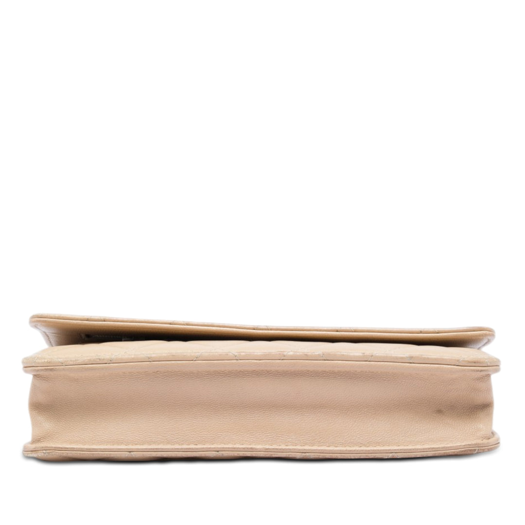 Chanel CC Matelassé Cuir d’agneau Wallet on Chain