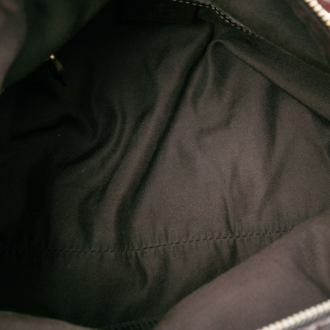 Gucci GG Toile Horsebit Nail Boston Bag