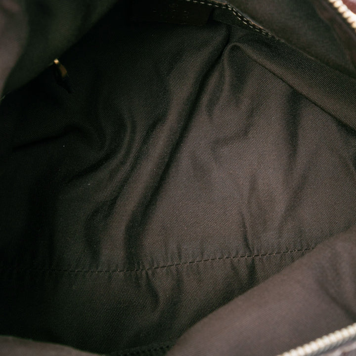 Gucci GG Toile Horsebit Nail Boston Bag