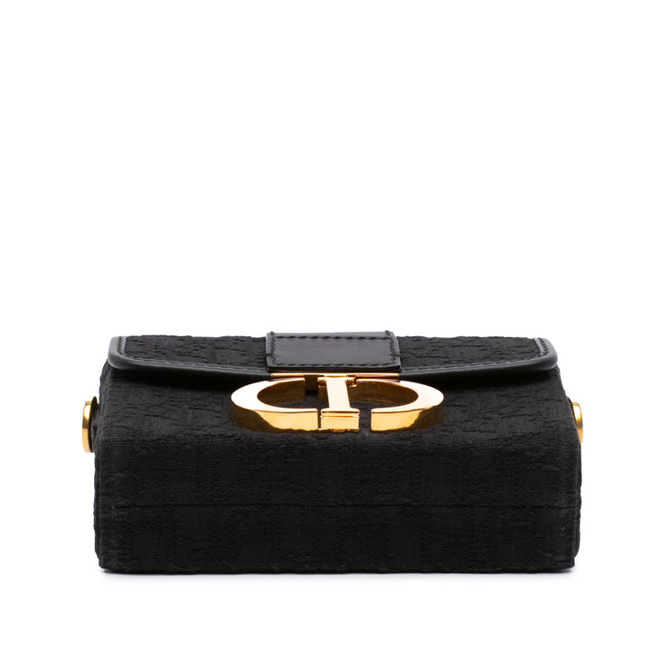 30 Montaigne Sac boîte Oblique Noir