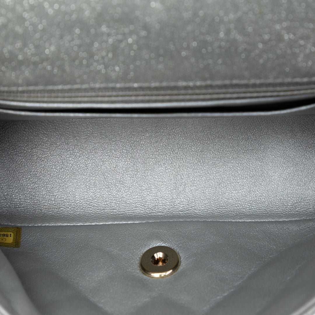 Chanel Mini Rectangular Classic Iridescent Cuir d’agneau Simple rabat – GABY PARIS Authentique