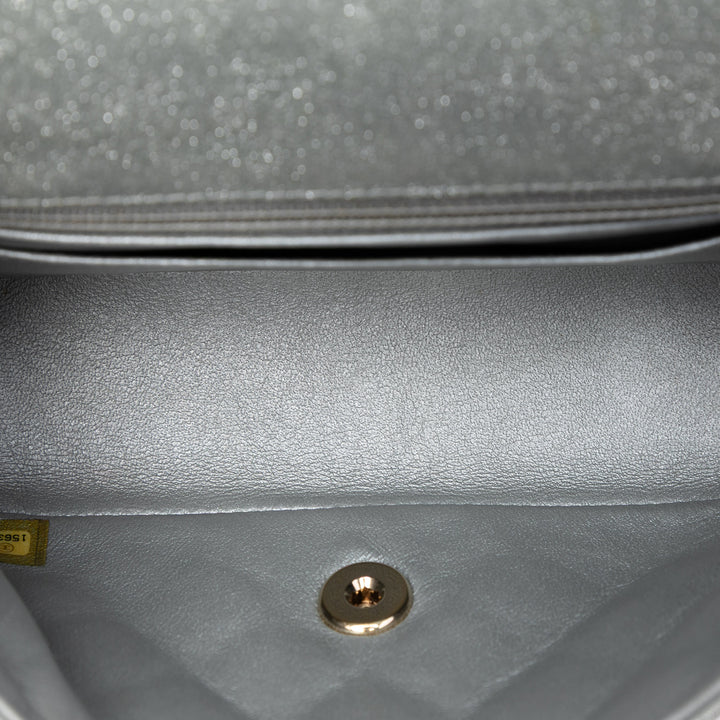 Chanel Mini Rectangular Classic Iridescent Cuir d’agneau Simple rabat – GABY PARIS Authentique