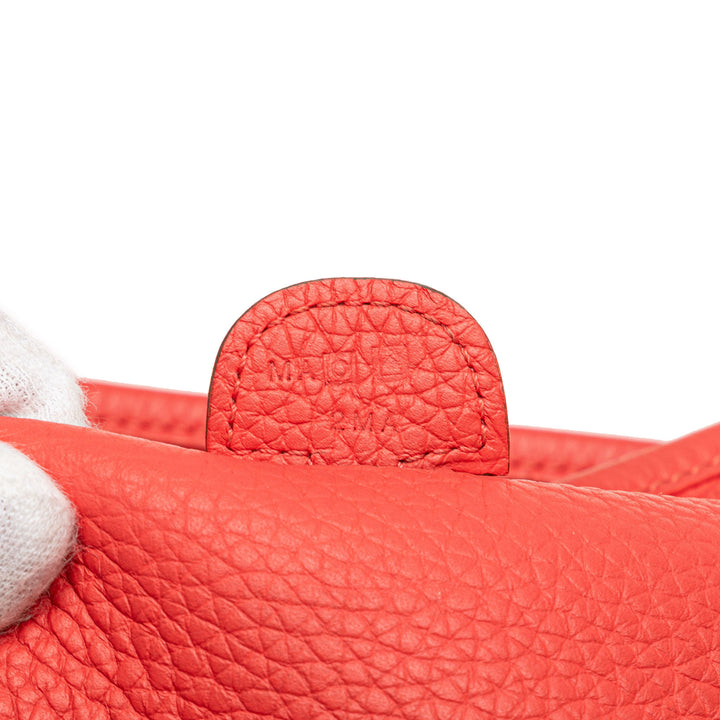 Hermès Sac bandoulière Evelyne III 29 Clémence Rose – vue 6 – GABY PARIS
