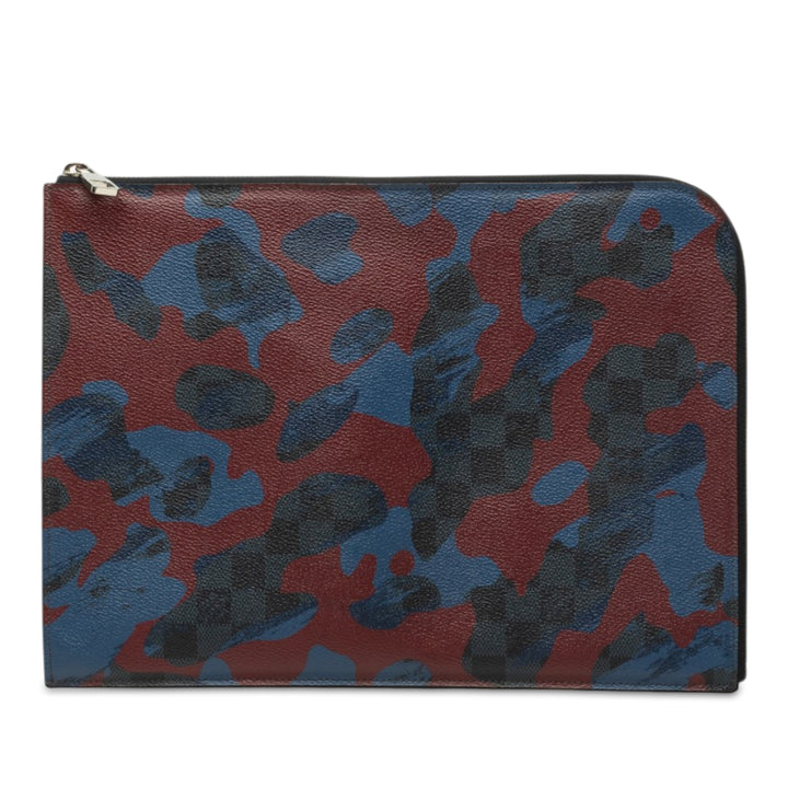 Damier Cobalt Camouflage Pochette Jour GM Noir
