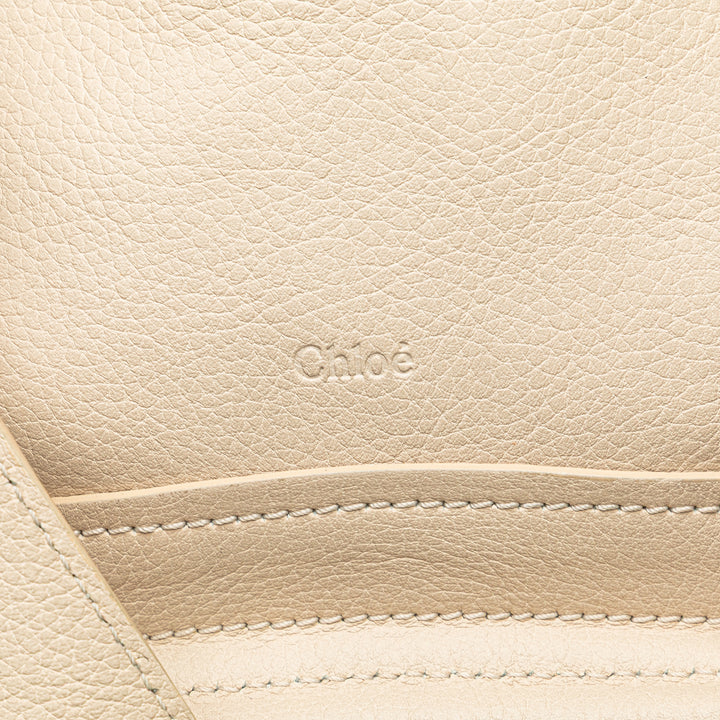 Small Leather Paraty Satchel White - Gaby Paris