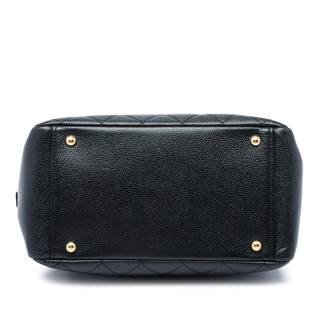 Chanel Petite Timeless Cabas Cuir caviar Noir