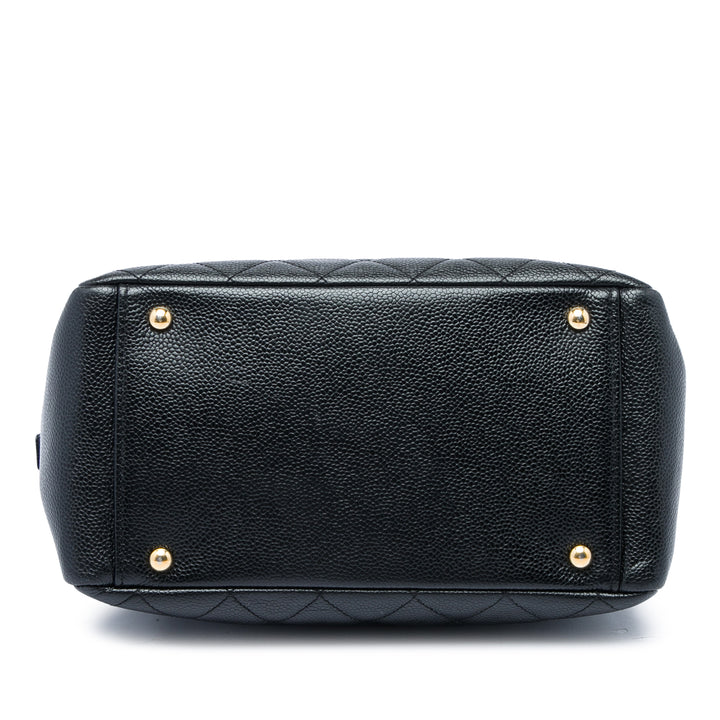 Chanel Petite Timeless Cabas Cuir caviar Noir