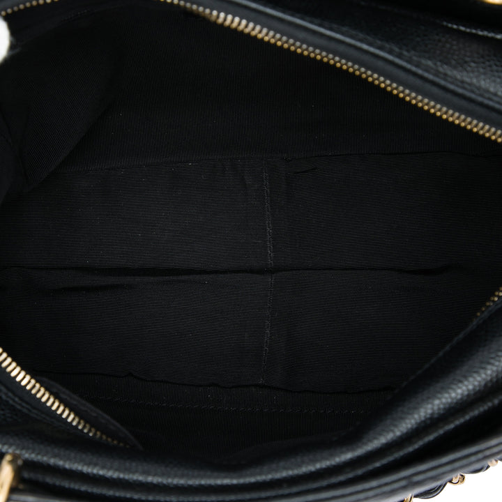 Chanel Petite Timeless Cabas Cuir caviar Noir
