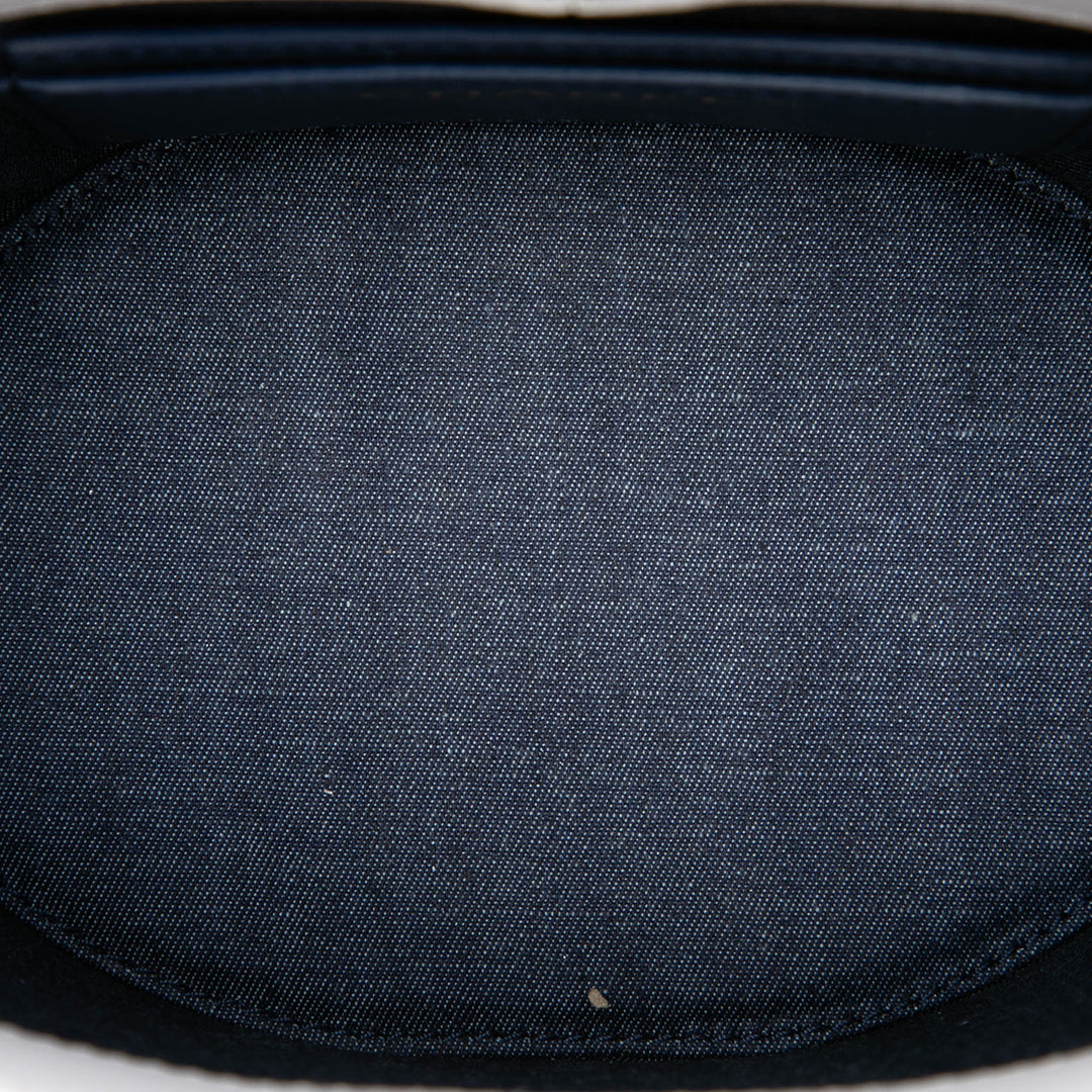 Chanel Vanity CC Matelassé Elegant Chaîne Cuir d'agneau Blanc – vue 4 – GABY PARIS