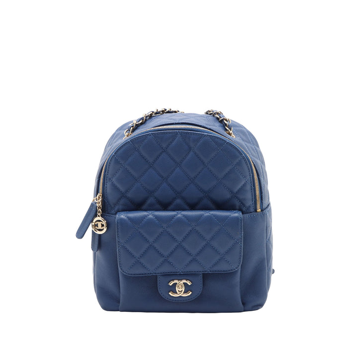 Chanel Large CC Matelassé Caviar Day Sac à dos