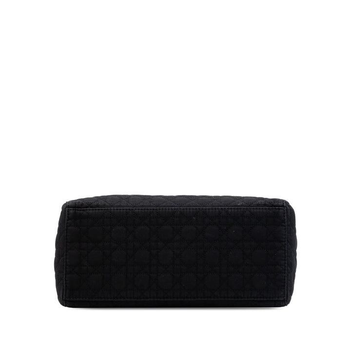 Dior Medium Nylon Microcannage Lady Dior