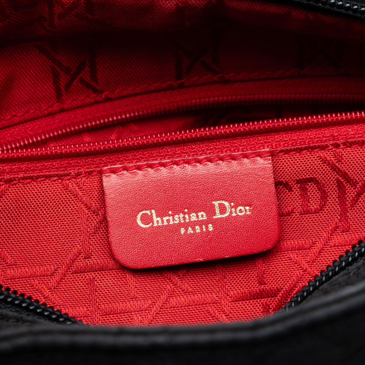 Dior Medium Nylon Microcannage Lady Dior