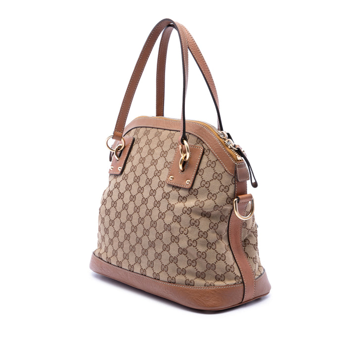 GG Charm Sac dôme Moyen Beige
