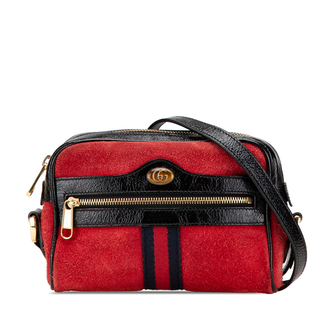 Gucci Mini Daim Web Ophidia Sac porté croisé