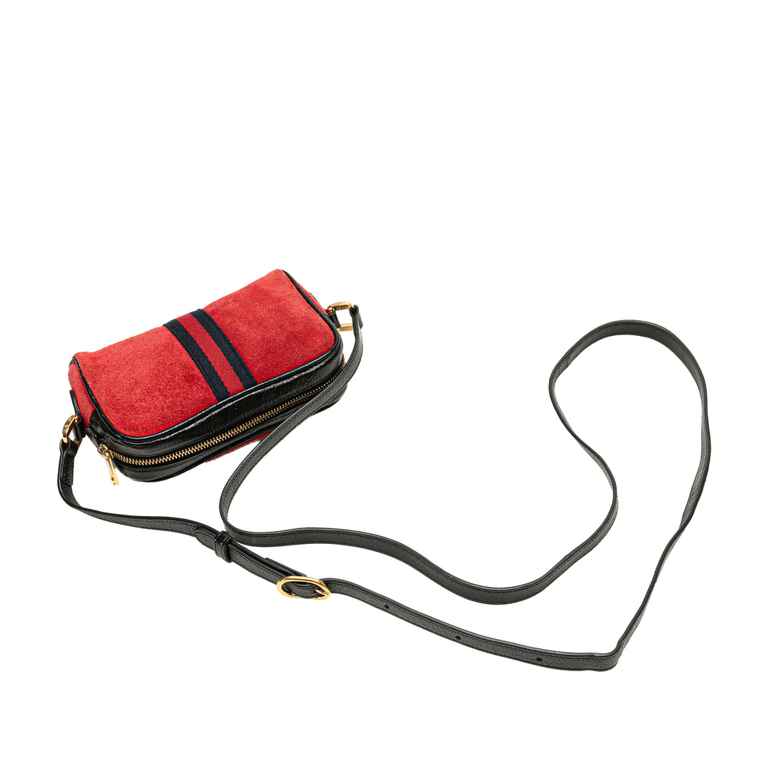 Gucci Mini Daim Web Ophidia Sac porté croisé
