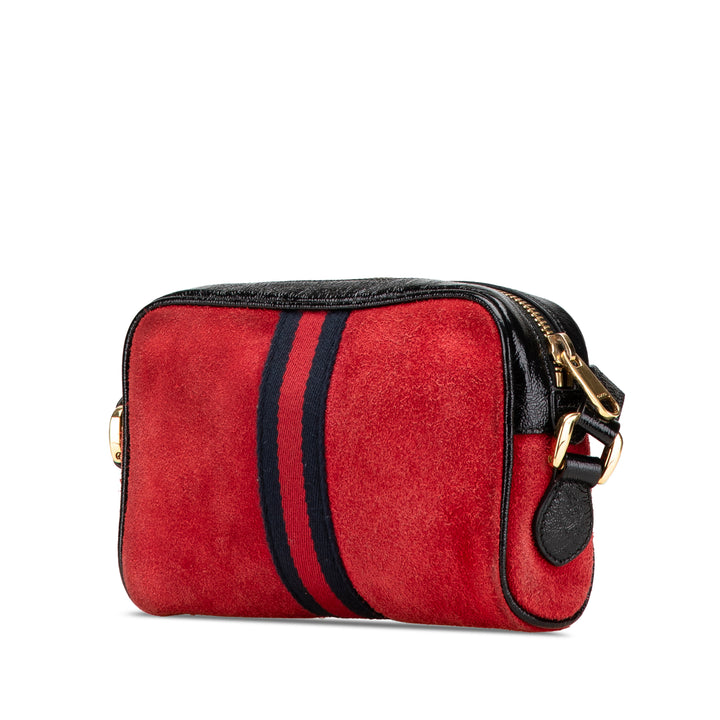 Gucci Mini Daim Web Ophidia Sac porté croisé