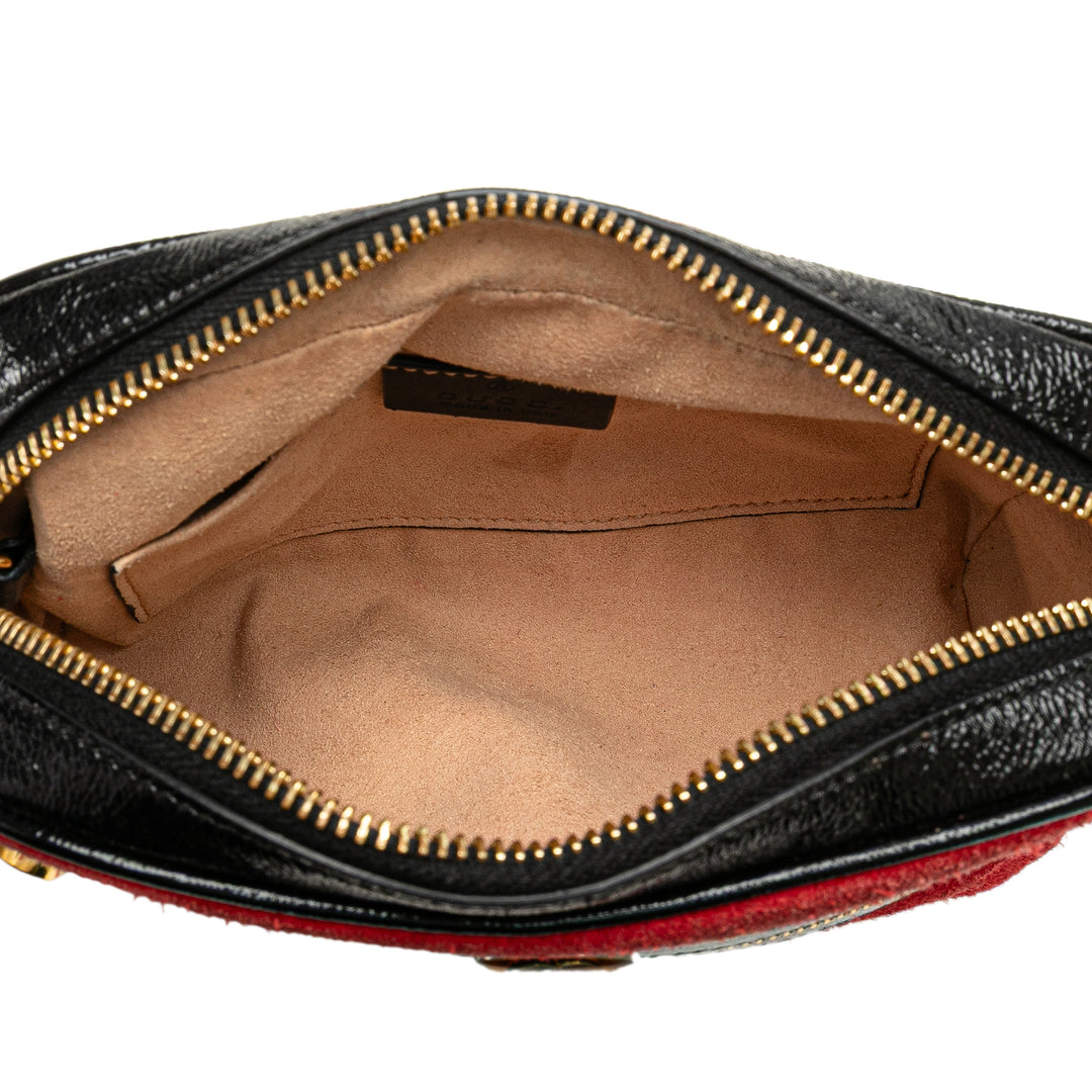 Gucci Mini Daim Web Ophidia Sac porté croisé