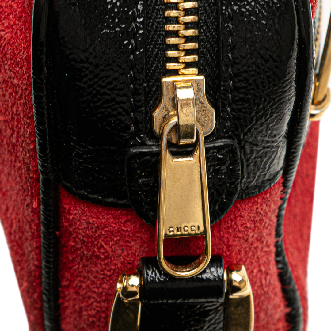 Gucci Mini Daim Web Ophidia Sac porté croisé