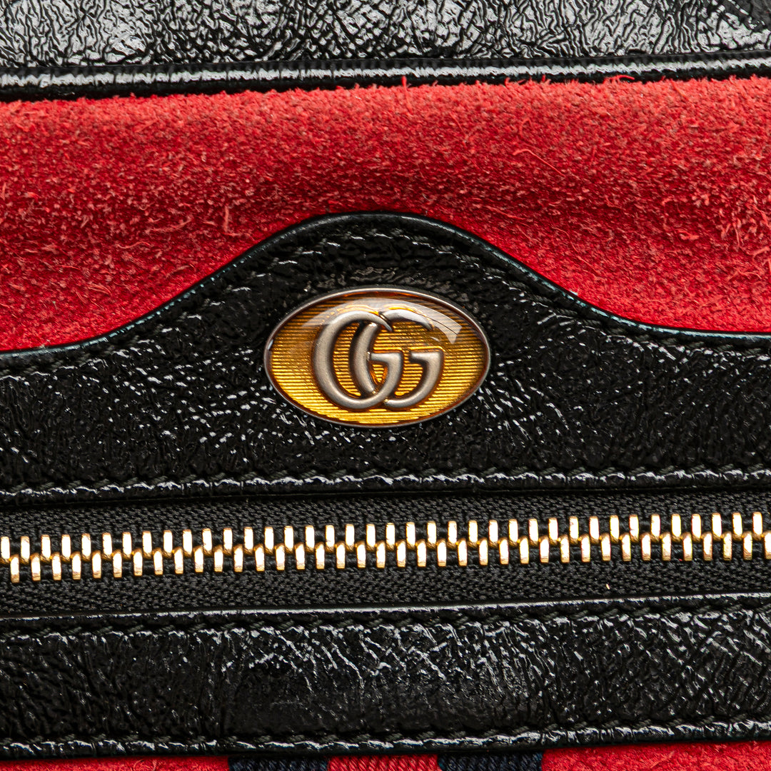 Gucci Mini Daim Web Ophidia Sac porté croisé