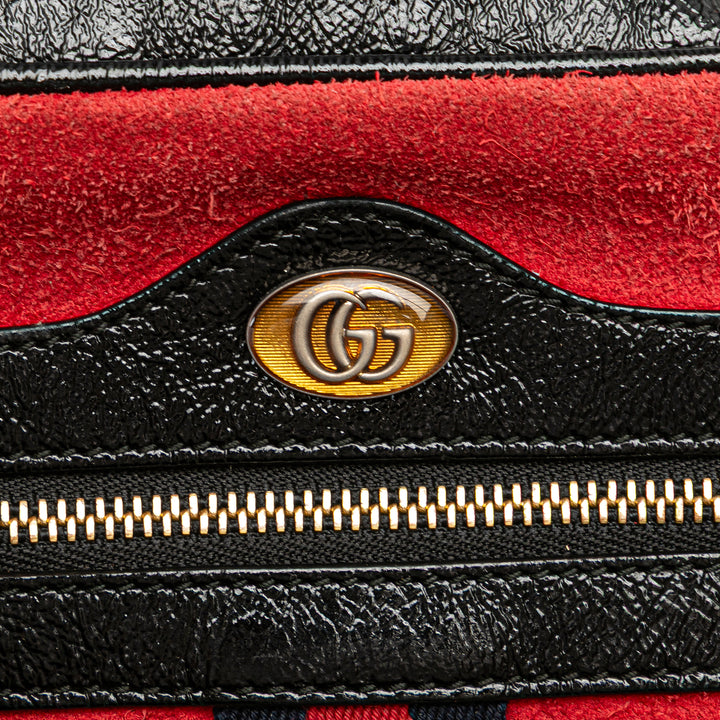 Gucci Mini Daim Web Ophidia Sac porté croisé