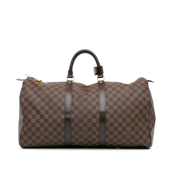 Damier Ebene Keepall 50 Brown - Gaby Paris