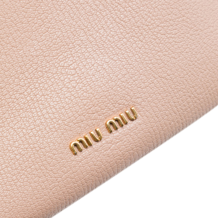 Miu Miu Mini Cuir de chèvre Madras Click sac à anse supérieure