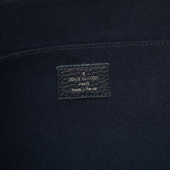 Louis Vuitton Pochette Initials Circle Jour taurillon GM Bleu – vue 5 – GABY PARIS