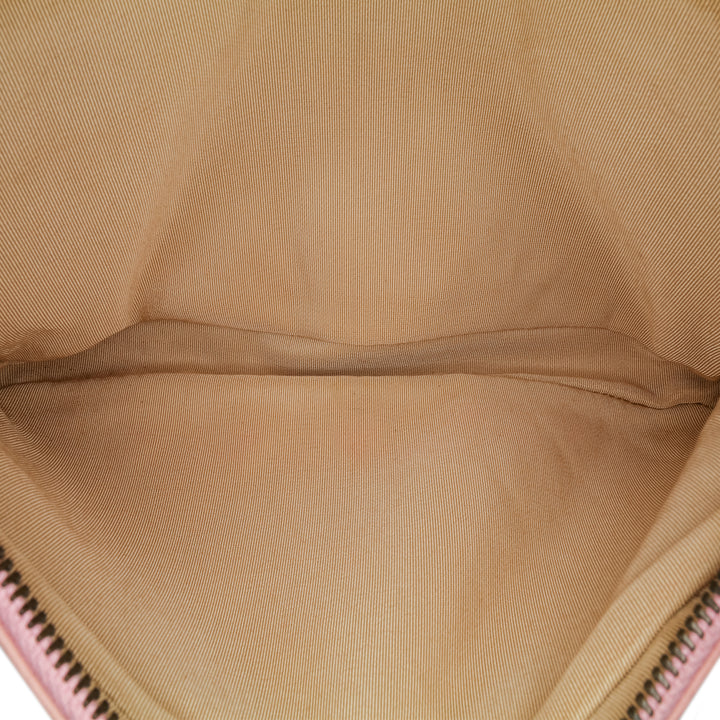 Quilted Calfskin CC Crown Flap Pink - Gaby Paris