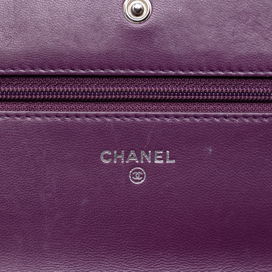 Chanel Matelassé Cuir d’agneau Boy Wallet on Chain