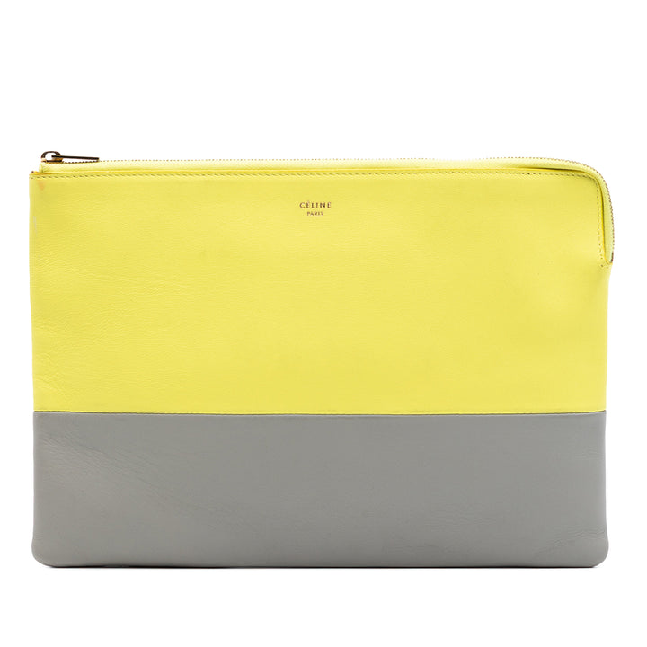 Celine Bicolor Cuir Solo Pochette