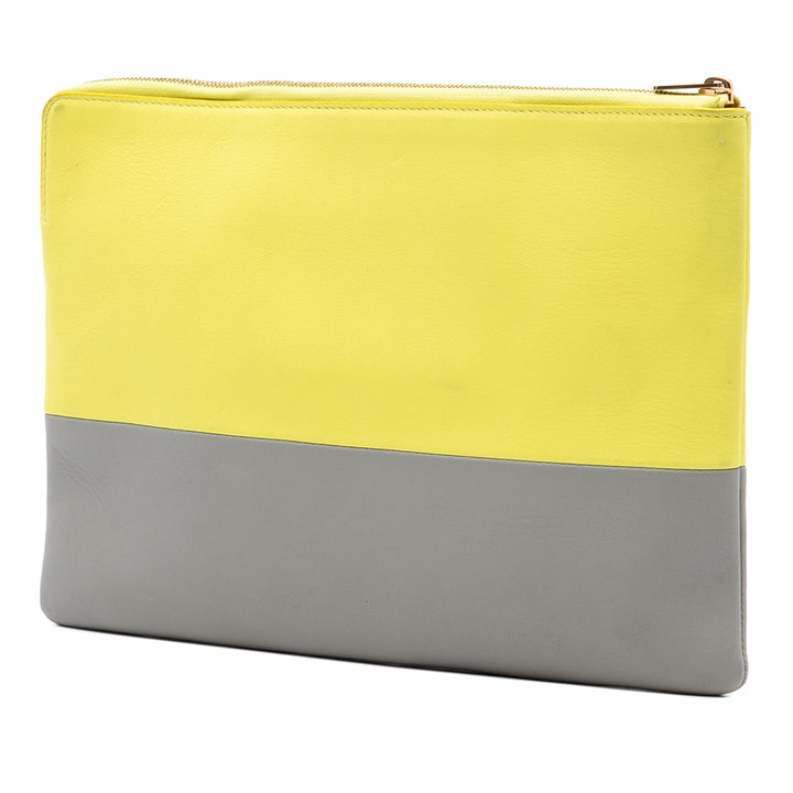 Celine Bicolor Cuir Solo Pochette