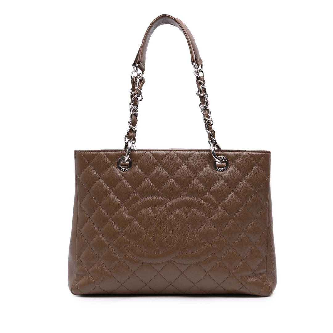 Caviar Grand Shopping Tote Brown - Gaby Paris