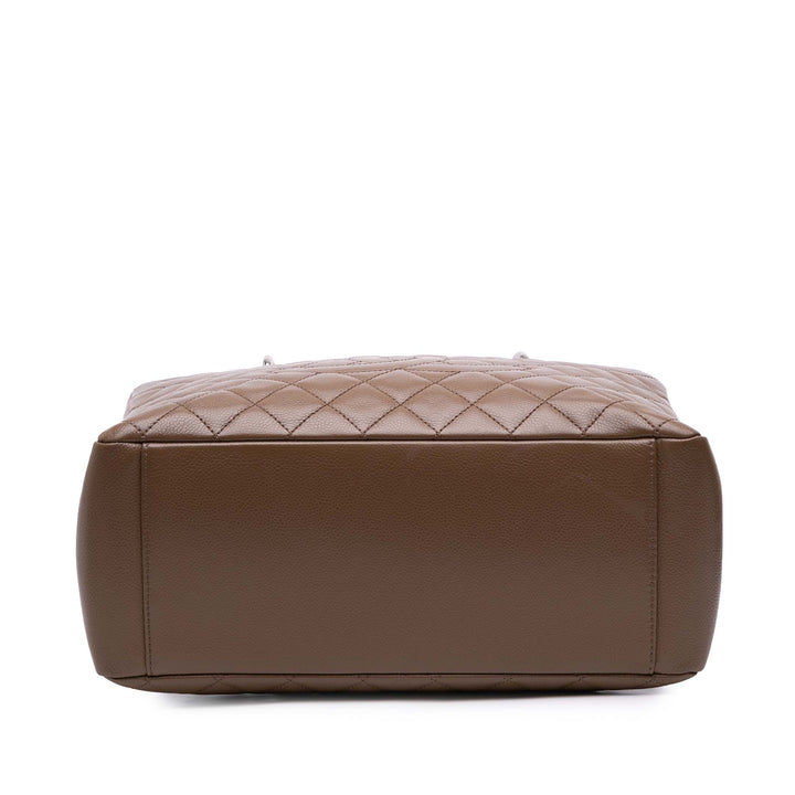Caviar Grand Shopping Tote Brown - Gaby Paris