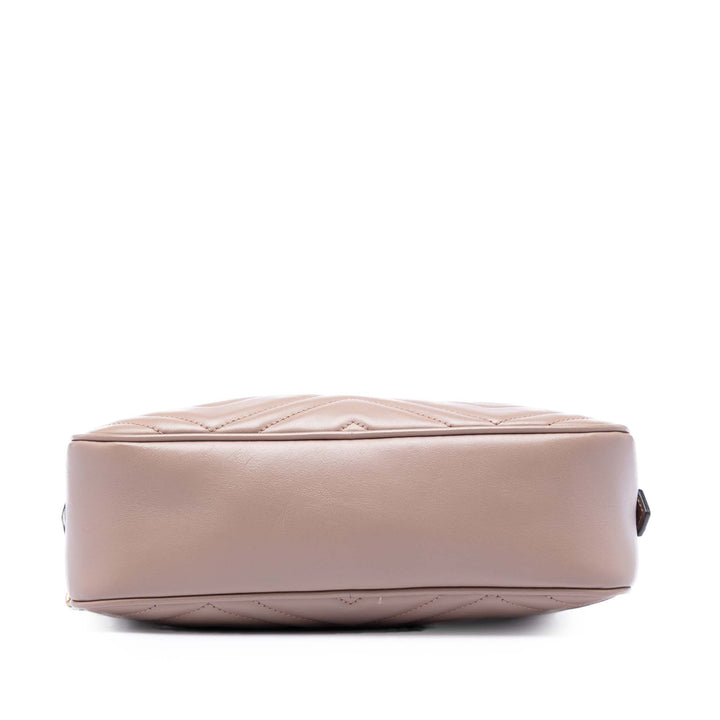 GG Marmont Matelasse Sac Petit Cuir de veau Marron