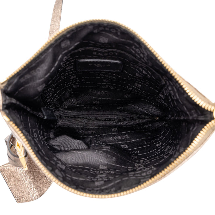 LOEWE Sac bandoulière Métallisé Anagram Doré – vue 4 – GABY PARIS