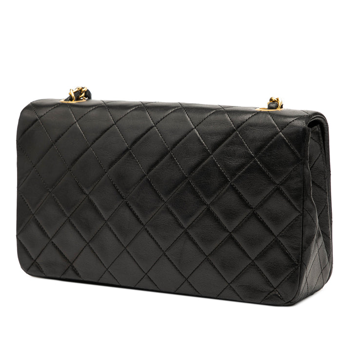 Chanel Medium Quilted Cuir d’agneau Rabat intégral Noir – GABY PARIS Authentique