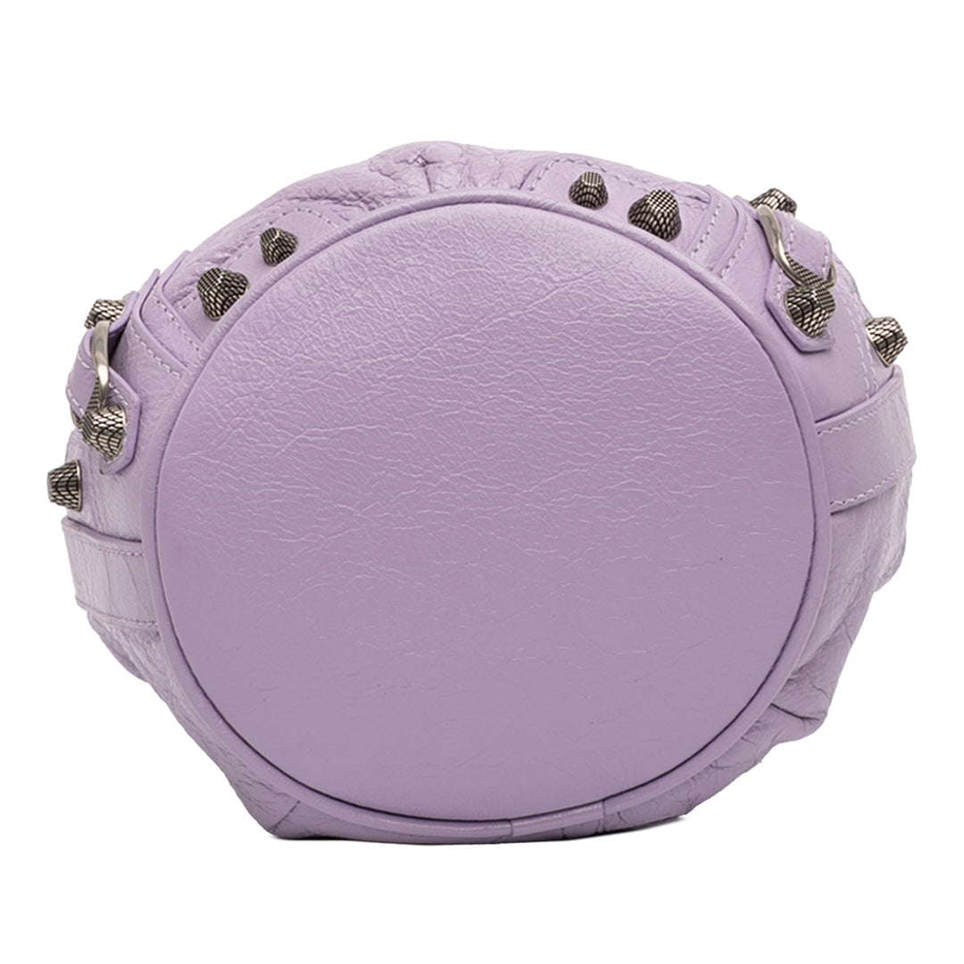 Balenciaga Cuir d’agneau Le Cagole Bucket Sac XS