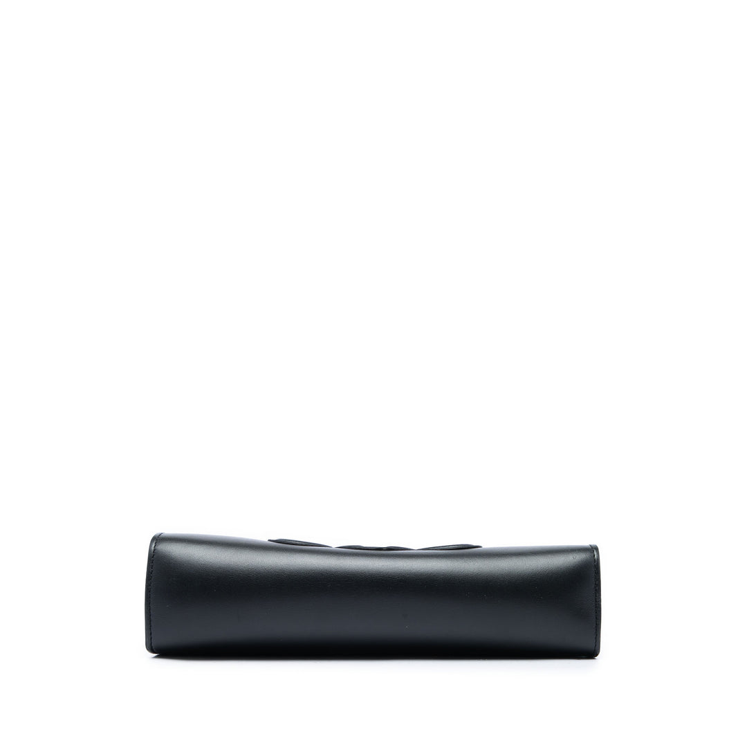 Celine Sac porté épaule Triomphe Cuir de veau lisse Noir – vue 3 – GABY PARIS