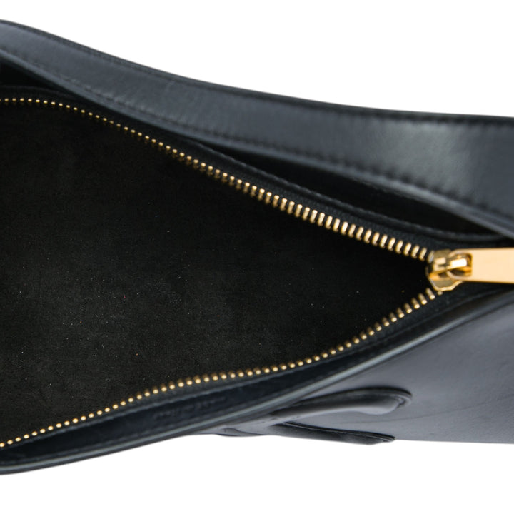 Celine Sac porté épaule Triomphe Cuir de veau lisse Noir – vue 4 – GABY PARIS