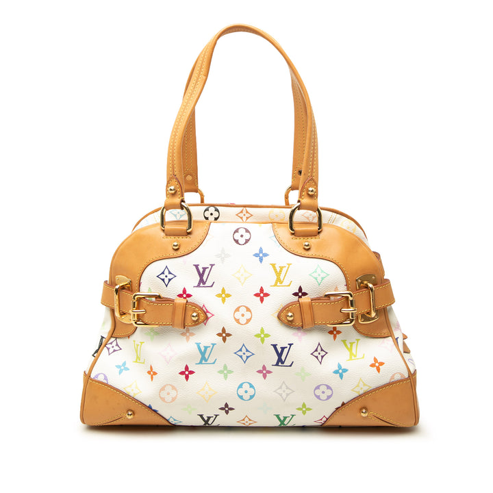 Louis Vuitton Claudia Monogram Multicolore Blanc – vue principale – GABY PARIS