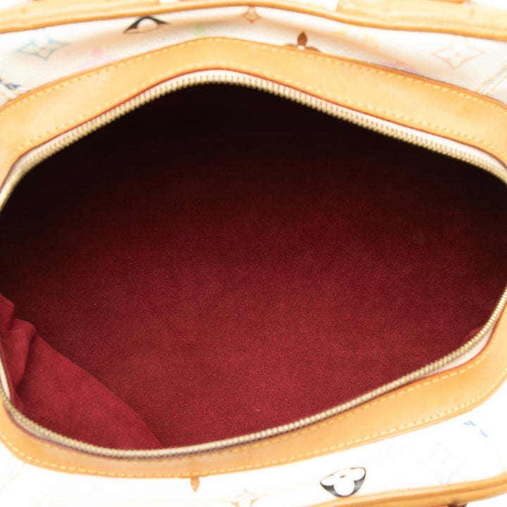 Louis Vuitton Claudia Monogram Multicolore Blanc – vue 4 – GABY PARIS