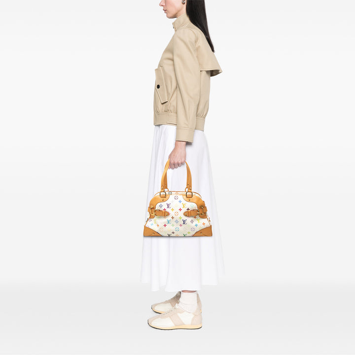 Louis Vuitton Claudia Monogram Multicolore Blanc – vue 7 – GABY PARIS